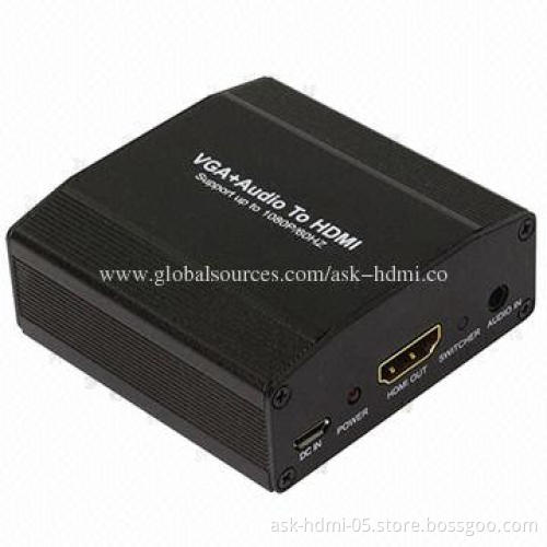 VGA to HDMI up to 1,080P Converter, 1,080P/60Hz Output Resolution